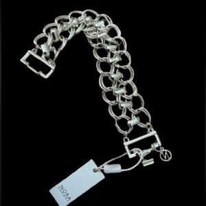 NORA NORWAY Echo Silver Chunky Link Statement Bracelet - NWT